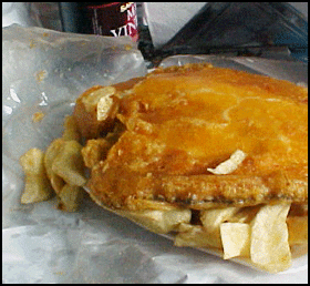 deep fried fish and chips
